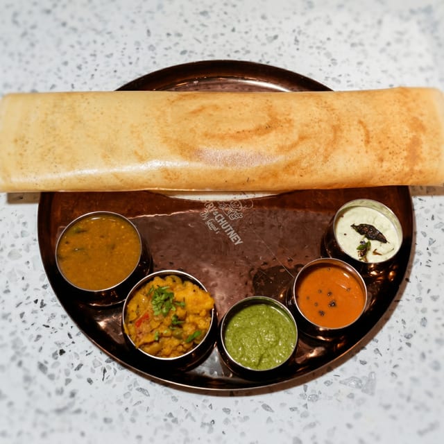 Onion Masala Dosa.