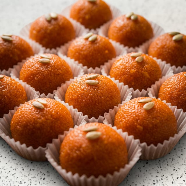 Desi Ghee Motichur Laddu (1 lb).