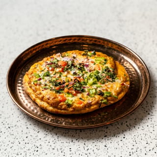Naanza (Desi Naan Pizza)