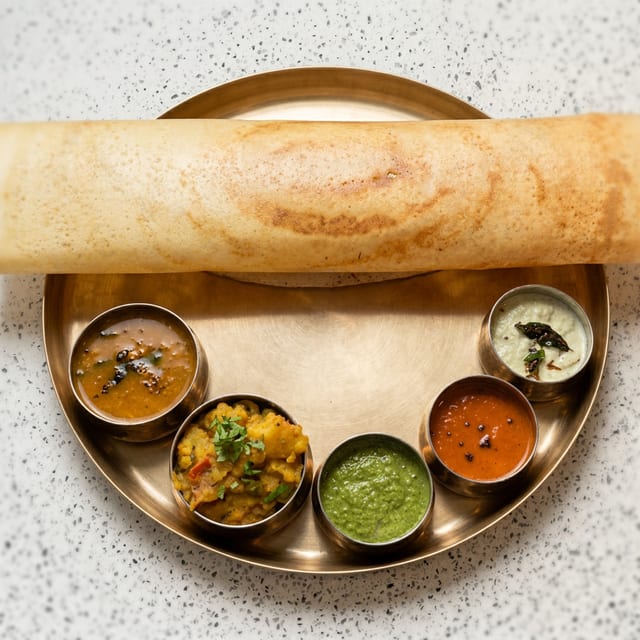 Onion Masala Dosa.